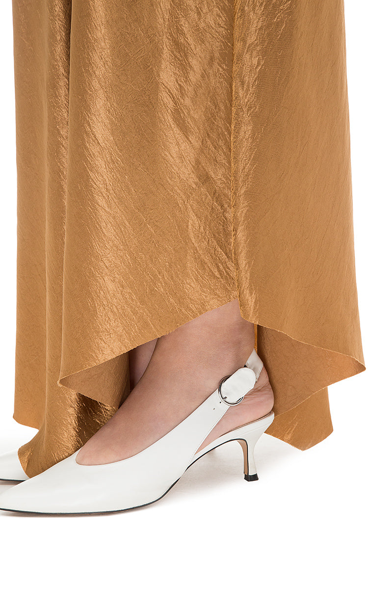 Asymmetric skirt with wadges
