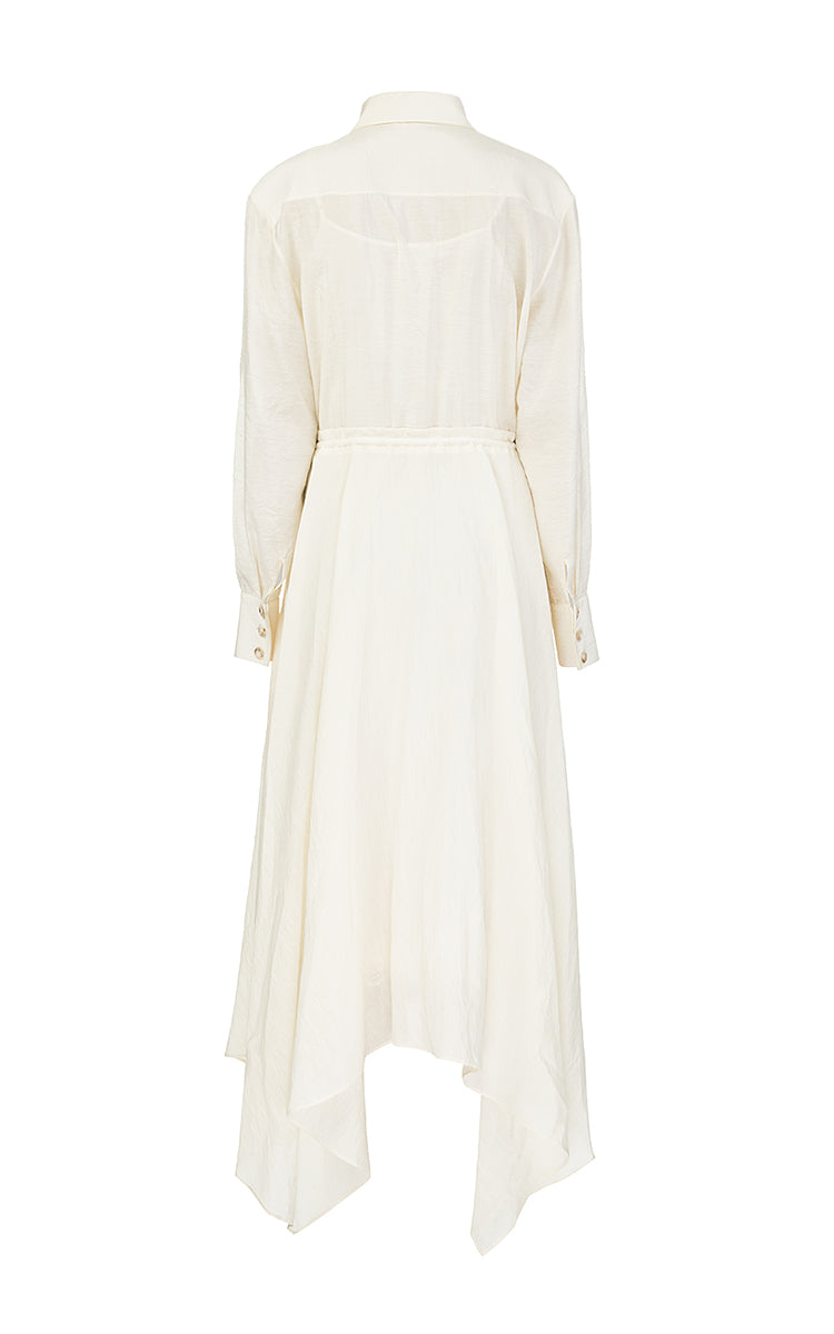 Midi Batiste Dress with Wedges + Slip Dress
