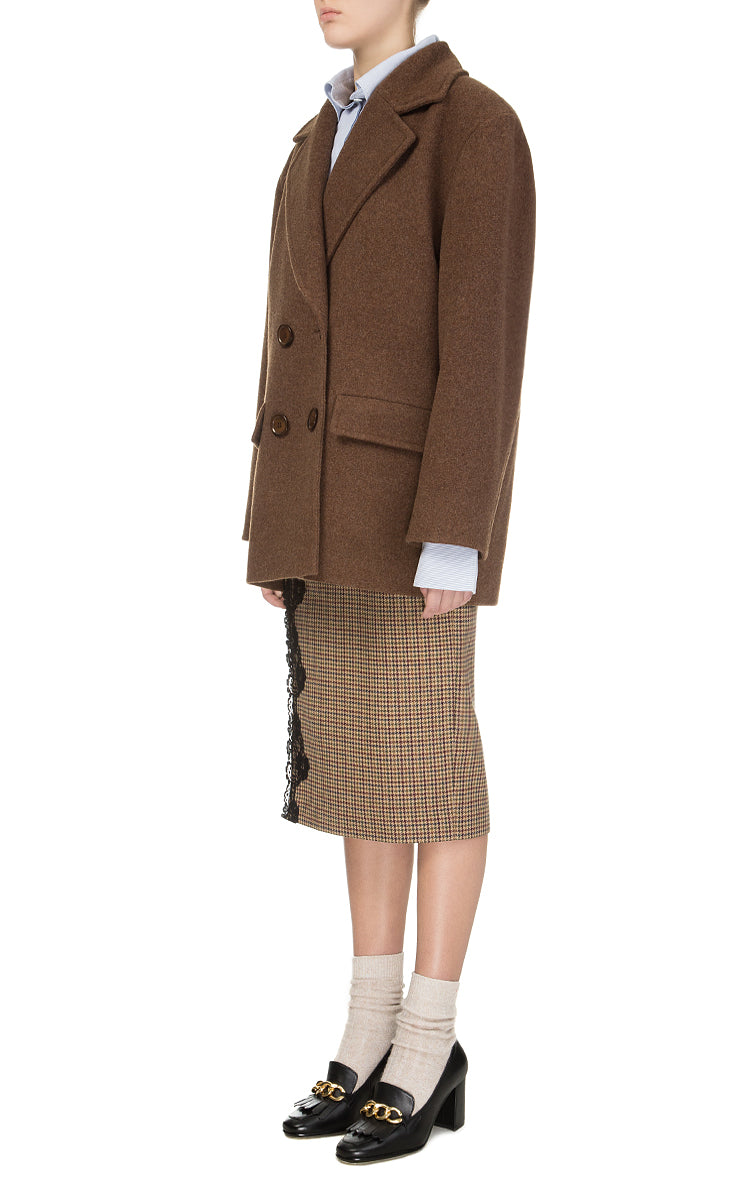 Brown Woolen Overcoat